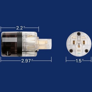 Разъем IEC C15 Wattgate 320 evo Black