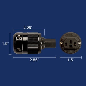 Разъем IEC C15 Wattgate 320i Black