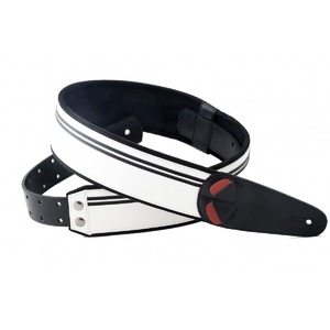 Ремень для гитары RightOn Straps 8401070110767 Steady Mojo Race B and W