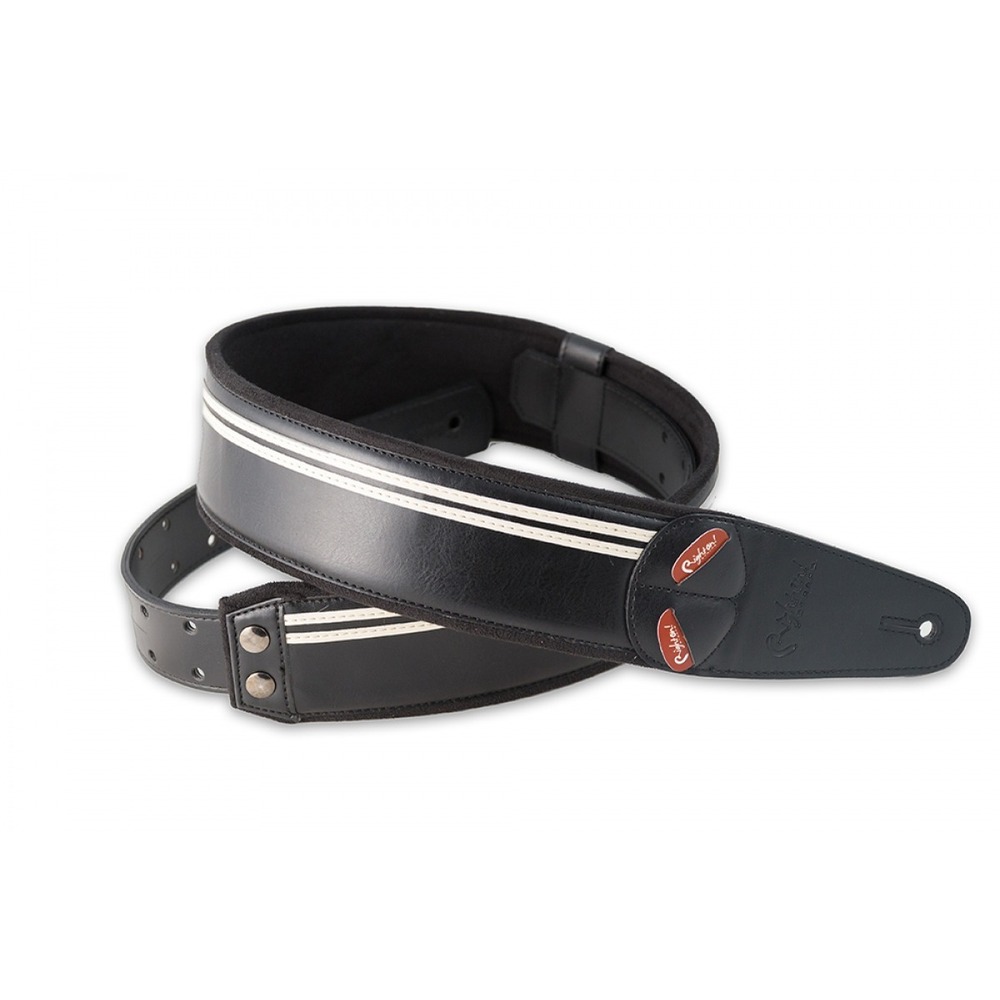 Ремень для гитары RightOn Straps 8401070110705 Steady Mojo Race Black