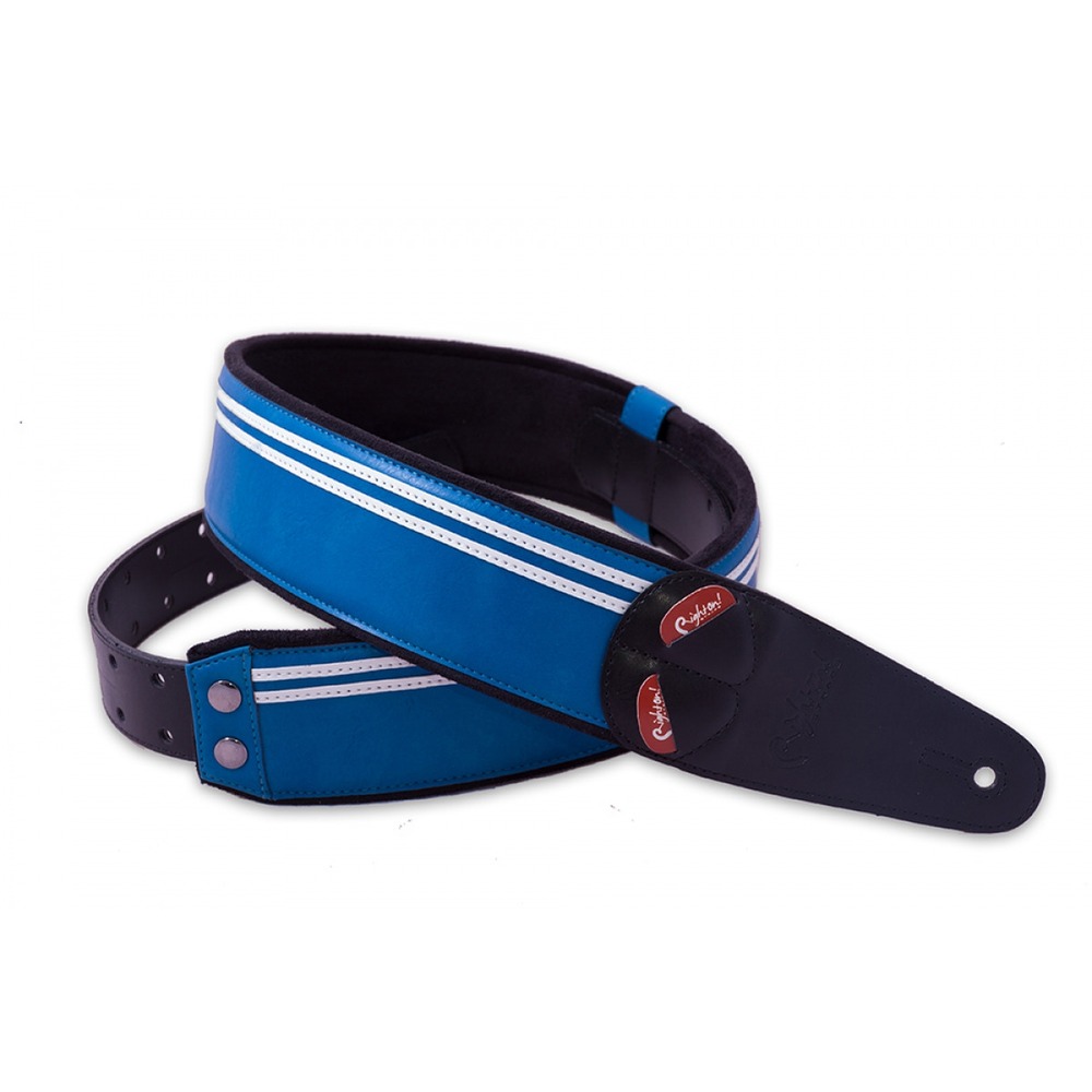 Ремень для гитары RightOn Straps 8401070110149 Steady Mojo Race Blue