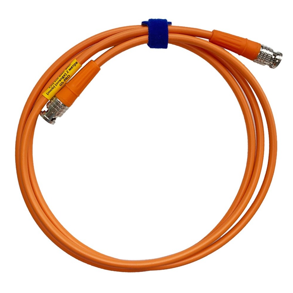 Кабель коаксиальный BNC - BNC GS-PRO 12G SDI BNC-BNC mob orange 2.0m