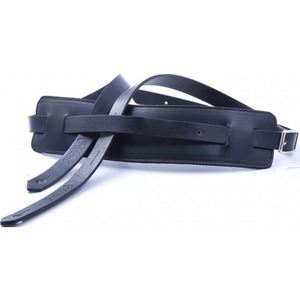 Ремень для гитары RightOn Straps Steady Leathercraft Slim Black 8401050040701