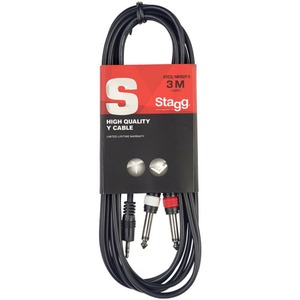 Кабель аудио 1xMini Jack - 2xJack Stagg SYC3/MPS2P E 3.0 m