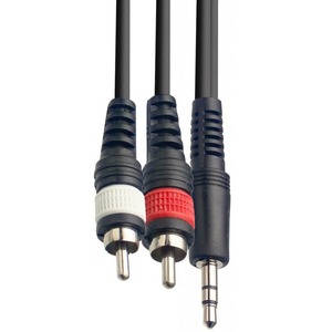 Кабель аудио 1xJack - 2xRCA FORCE FLC-10/1 1.5m