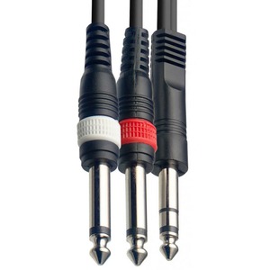 Кабель аудио 1xJack - 2xJack FORCE FLC-25/1 1.0m