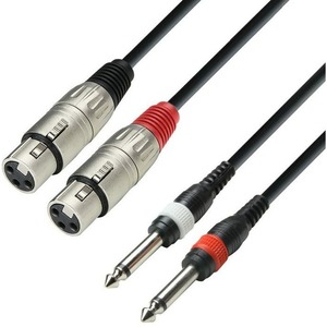 Кабель аудио 2xJack - 2xXLR Adam Hall K3TFP0300 3.0m