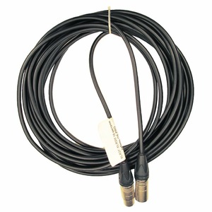 Кабель аудио 1xXLR - 1xXLR GS-PRO XLR3F-XLR3M black 30.0m