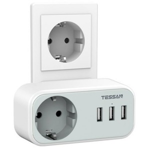 Сетевой фильтр Tessan TS-329 Grey