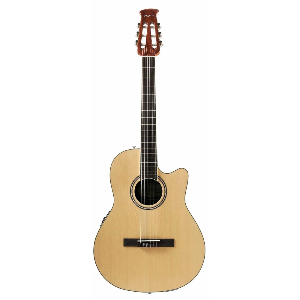 Электроакустическая гитара Ovation APPLAUSE AB24CС-4S Balladeer Mid Cutaway Nylon Natural Satin