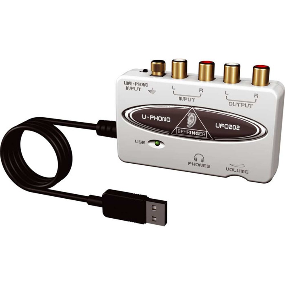 Внешняя звуковая карта с USB Behringer UFO 202 U-PHONO