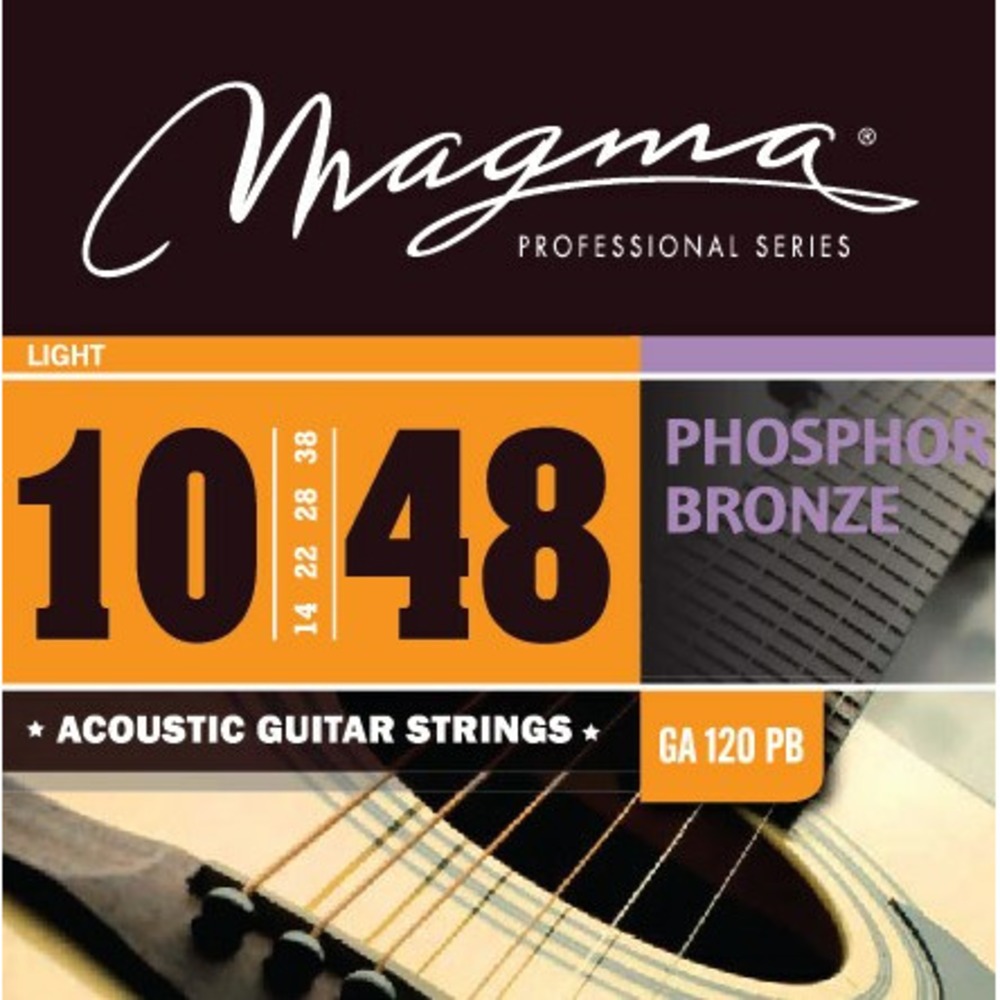 Струны для акустической гитары Magma Strings GA120PB