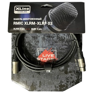 Кабель аудио 1xXLR - 1xXLR Xline Cables RMIC XLRM-XLRF 01 1.0m