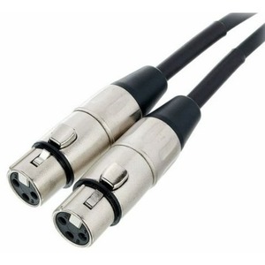 Кабель аудио 1xMini Jack - 2xXLR Kirlin Y-371PRL 1M BK 1.0m