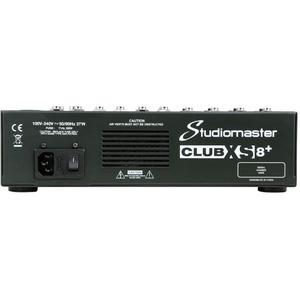 Аналоговый микшер STUDIOMASTER CLUB XS8+