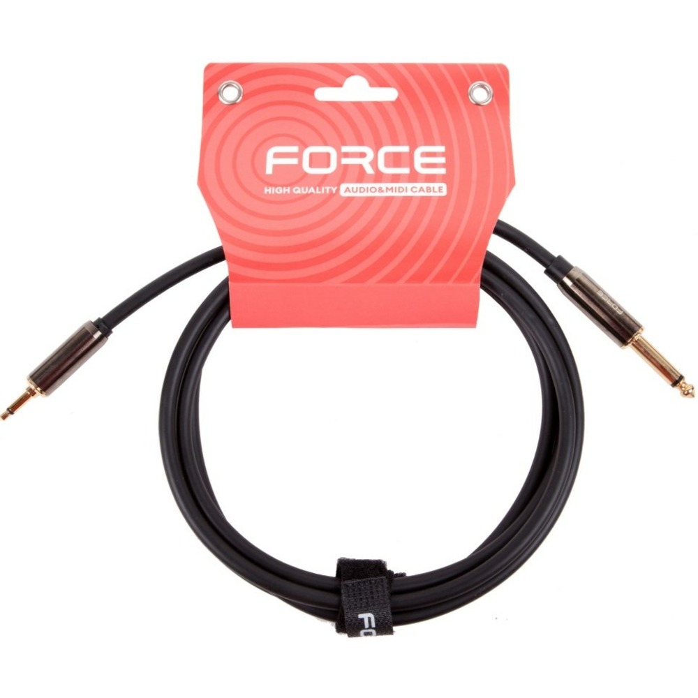 Удлинитель 1xJack - 1xMini Jack FORCE FLC-16/2 2.0m