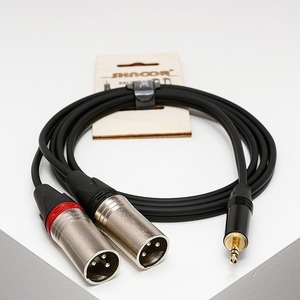 Кабель аудио 1xMini Jack - 2xXLR Shnoor MJ2XM 2.0m