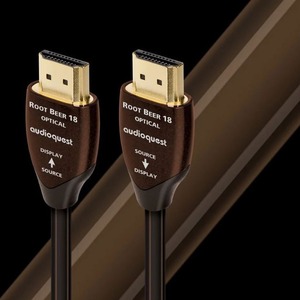 Гибридный оптический HDMI кабель Audioquest HDMI Root Beer 18 PVC 25.0m