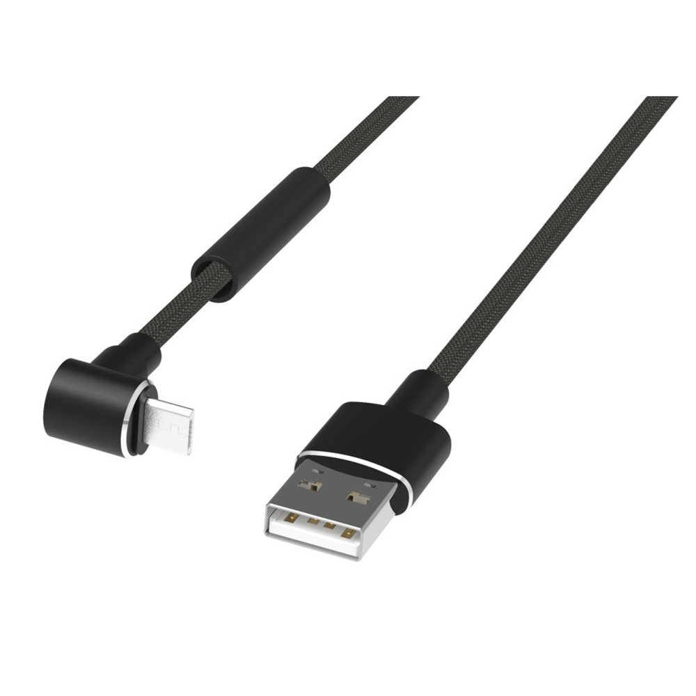 Кабель USB - MicroUSB Ritmix RCC-413 GAMING Black 1.0m