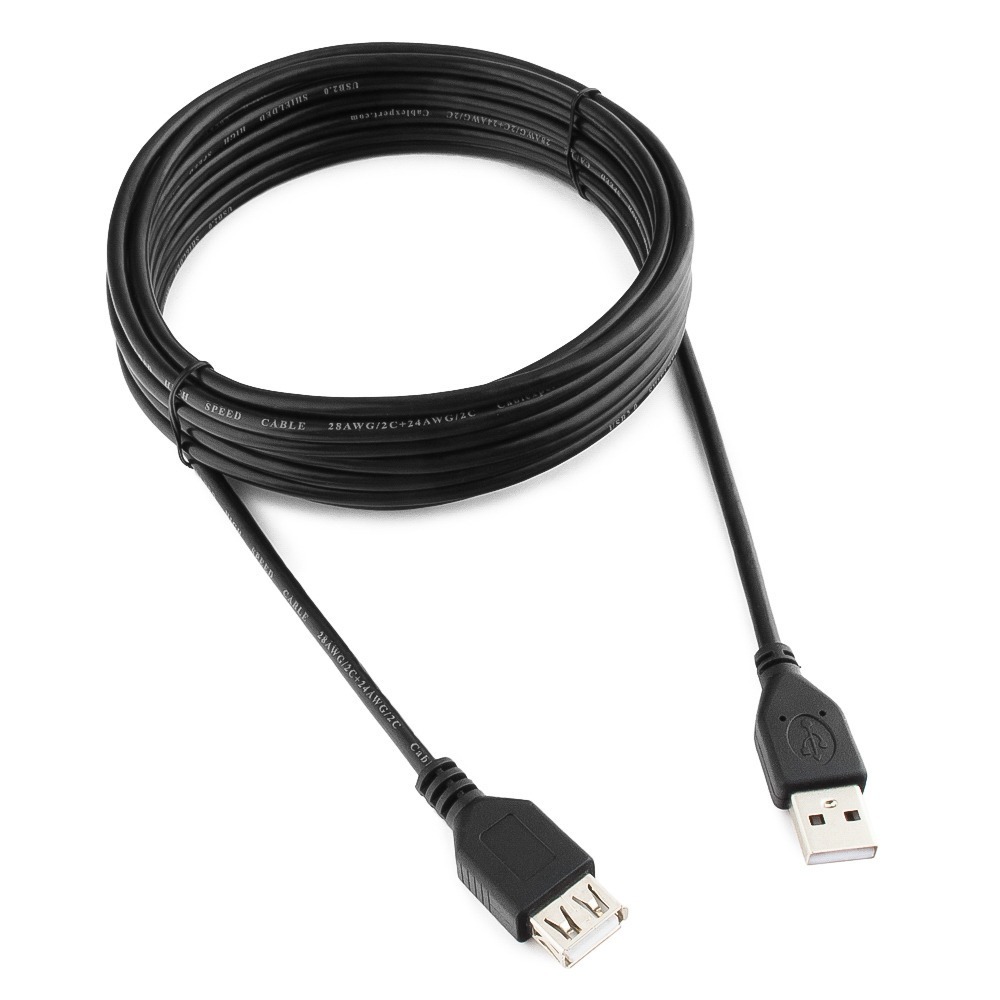 Удлинитель USB 2.0 Тип A - A Cablexpert CCP-USB2-AMAF-15C 4.5m