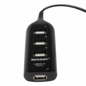 Разветвитель USB 2.0 Rexant 18-4105 на 4 порта