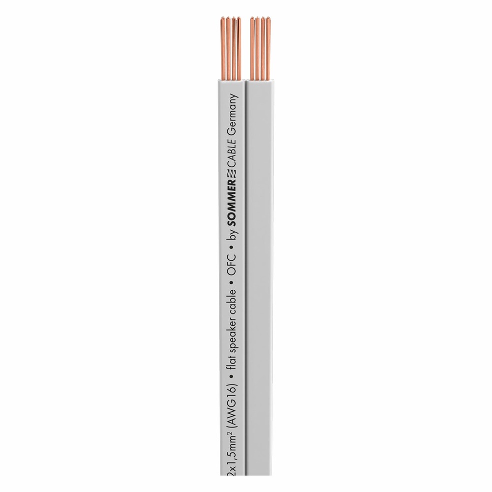 Кабель акустический с катушки двухжильный Sommer Cable 415-0310 SC-Tribun White