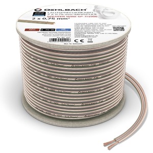 Кабель акустический на катушке Oehlbach 201 Performance Speaker Wire SP-7 Transparent 10.0m