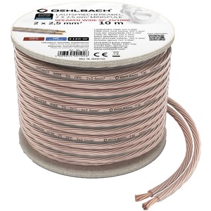 Кабель акустический на катушке Oehlbach 102 Performance Speaker Wire SP-25 Transparent 10.0m