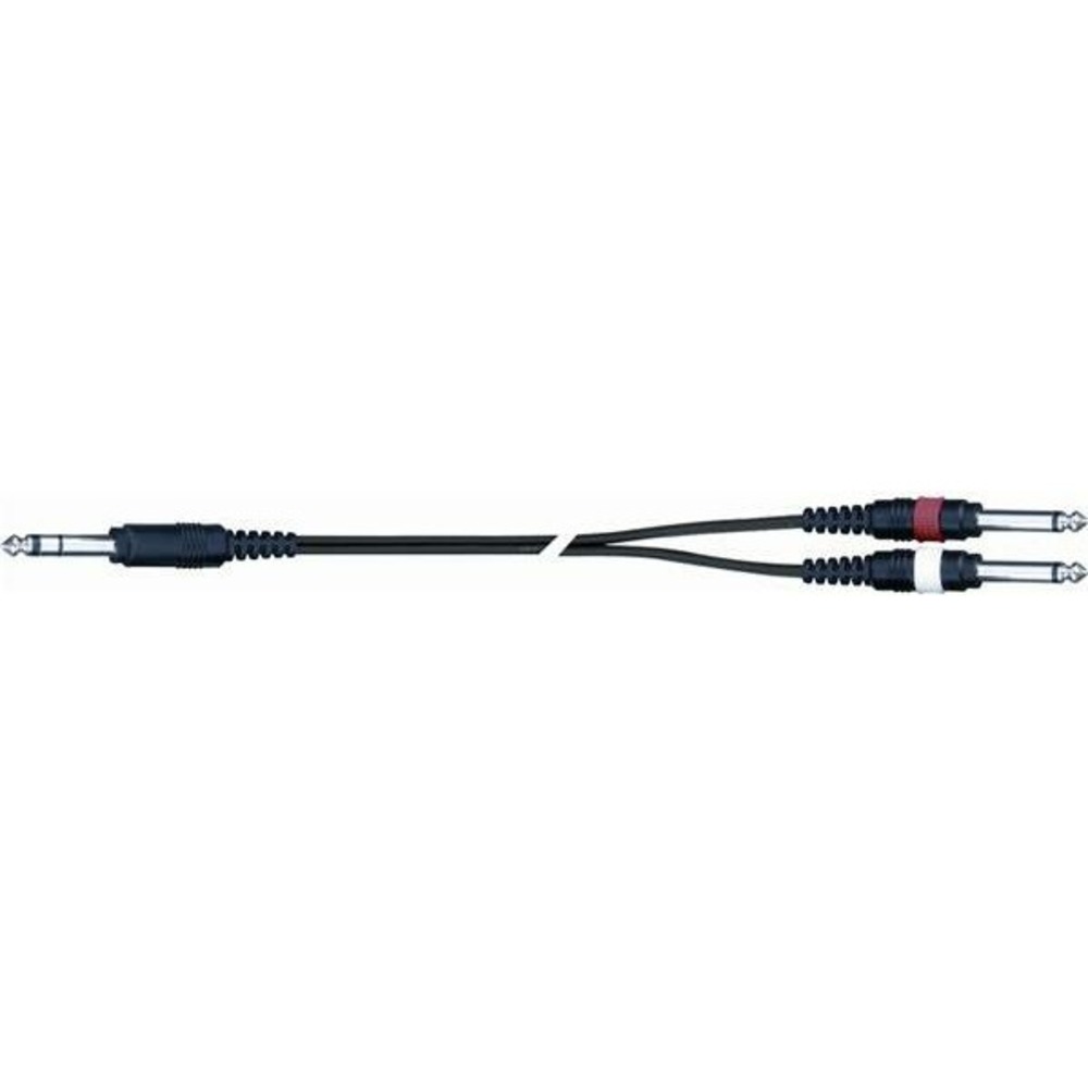 Кабель аудио 1xJack - 2xJack QUIK LOK SX4-2,5K 2.5m