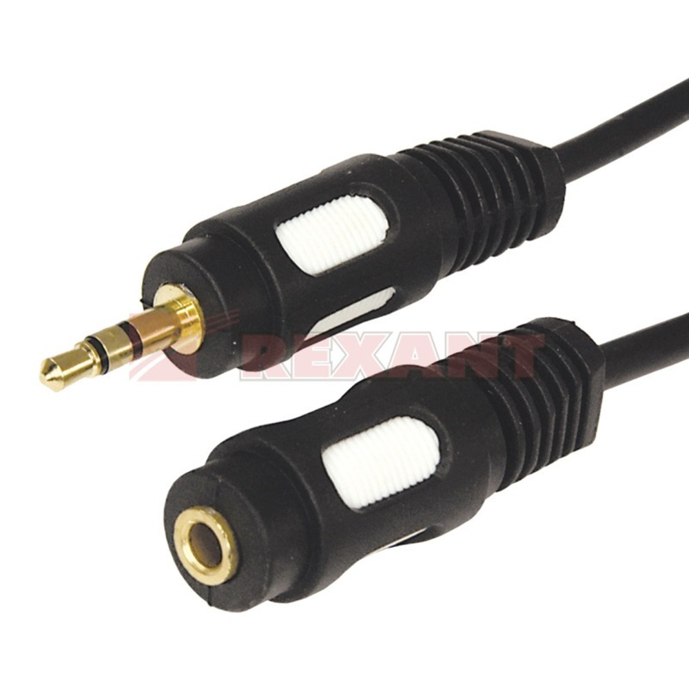 Удлинитель 1xMini Jack - 1xMini Jack Rexant 17-4016 Gold (1 штука) 5.0m