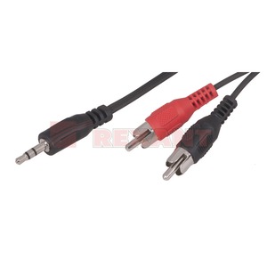 Кабель аудио 1xMini Jack - 2xRCA Rexant 17-4202 Stereo 3.5мм (1 штука) 1.5m