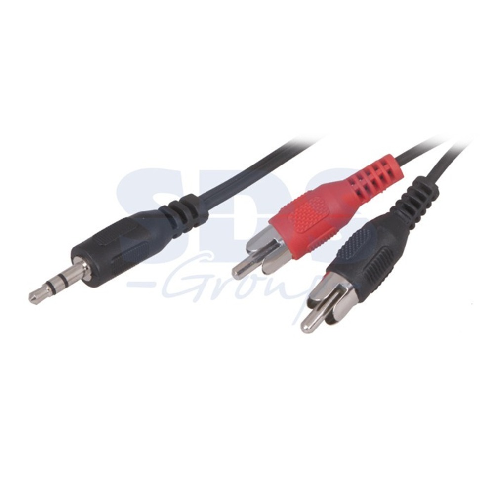 Кабель аудио 1xMini Jack - 2xRCA Rexant 17-4205 Stereo 3.5мм (1 штука) 5.0m