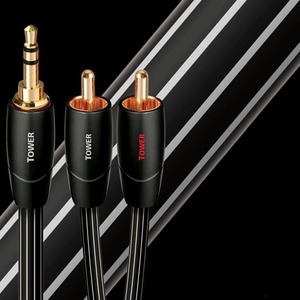 Кабель аудио 1xMini Jack - 2xRCA Audioquest Tower 3.5mm-RCA 1.0m