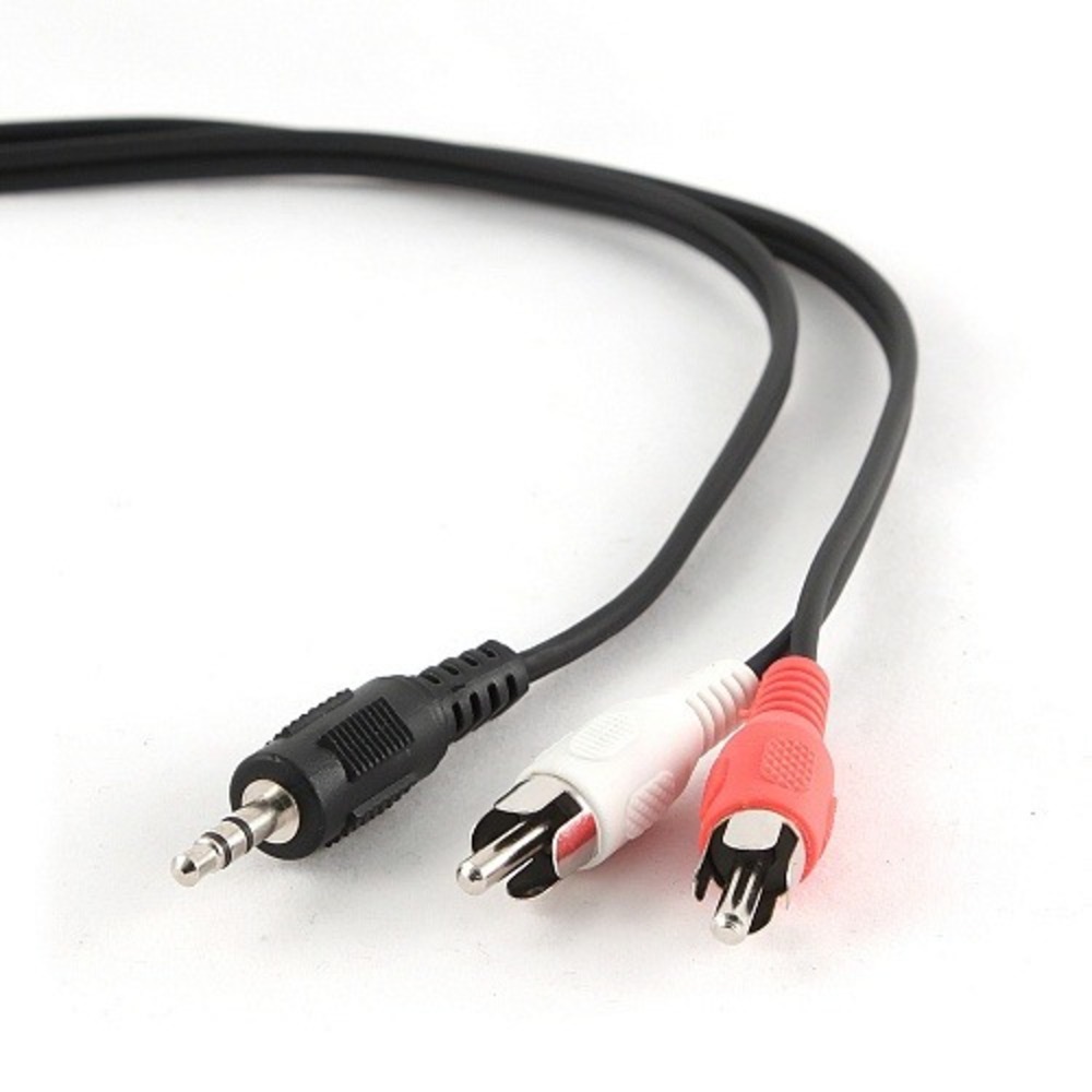 Кабель аудио 1xMini Jack - 2xRCA Cablexpert CCA-458-5M 5.0m