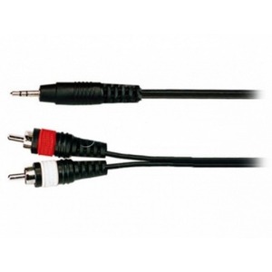 Кабель аудио 1xMini Jack - 2xRCA Soundking BB413 3.0m