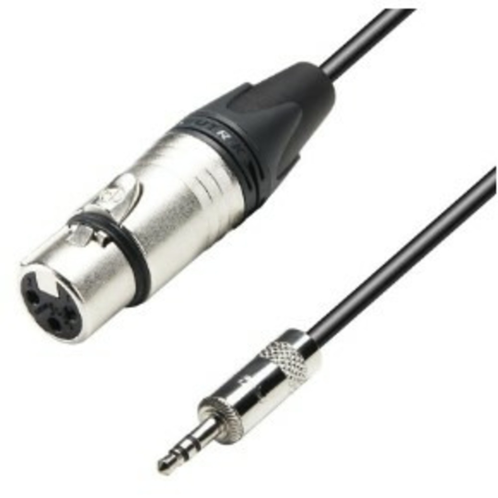 Кабель аудио 1xMini Jack - 1xXLR Adam Hall K5MYF0300 3.0m