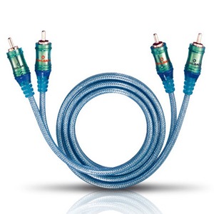 Кабель аудио 2xRCA - 2xRCA Oehlbach 92021 Performance Ice Blue 0.5m