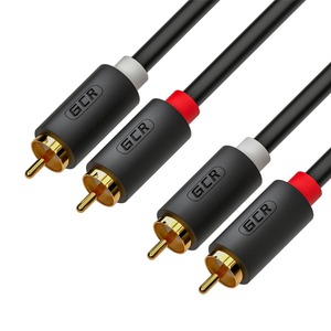 Кабель аудио 2xRCA - 2xRCA Greenconnect GCR-51109 0.5m