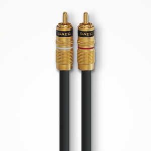 Кабель аудио 2xRCA - 2xRCA SAEC SL-1805 RCA 1.2m