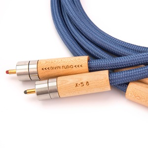 Кабель аудио 2xRCA - 2xRCA Divini Audio X-S8 7N OCC Cable RCA 1.0m