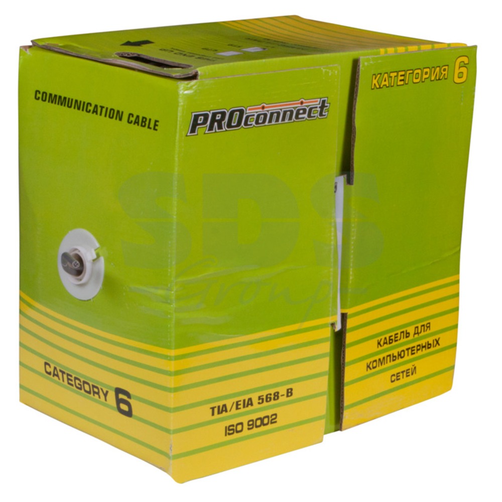 Кабель витая пара на катушке PROconnect 01-0147-3 FTP 4PR 23AWG CAT6 LT (305 метров)