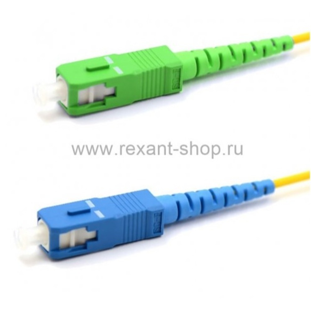 Патч-корд оптический переходной Rexant 50-2062 (SM), 9/125 (OS2), SC/APC-SC/UPC, (Simplex), LSZH, 10.0m