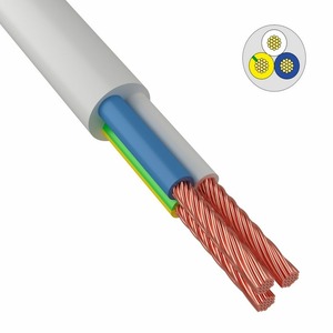 Провод соединительный ККЗ 01-8050-4 ПВС 3х4,0 мм 100 м белый ГОСТ 7399-97