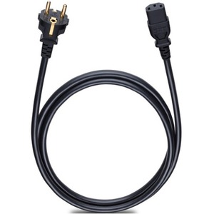 Кабель силовой Schuko - IEC C13 Oehlbach 17040 Performance Powercord C13 Black 1.5m