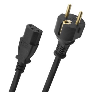 Кабель силовой Schuko - IEC C13 Oehlbach 17040 Performance Powercord C13 Black 1.5m