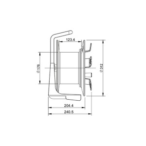 Катушка для транспортировки кабеля Roxtone PCD310