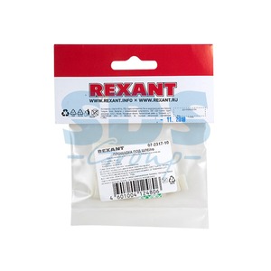 Площадка для кабеля Rexant 07-2317-10 с клипсой (10 штук)