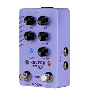 Гитарная педаль эффектов/ примочка MOOER R7 Reverb X2