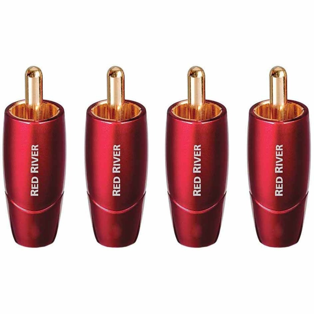 Разъем RCA (Комплект) Audioquest Red River RCA Field Connector Set-4