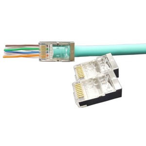 Разъем легкой оконцовки RJ-45 Hyperline PLEZ-8P8C-U-C5-SH (1шт)